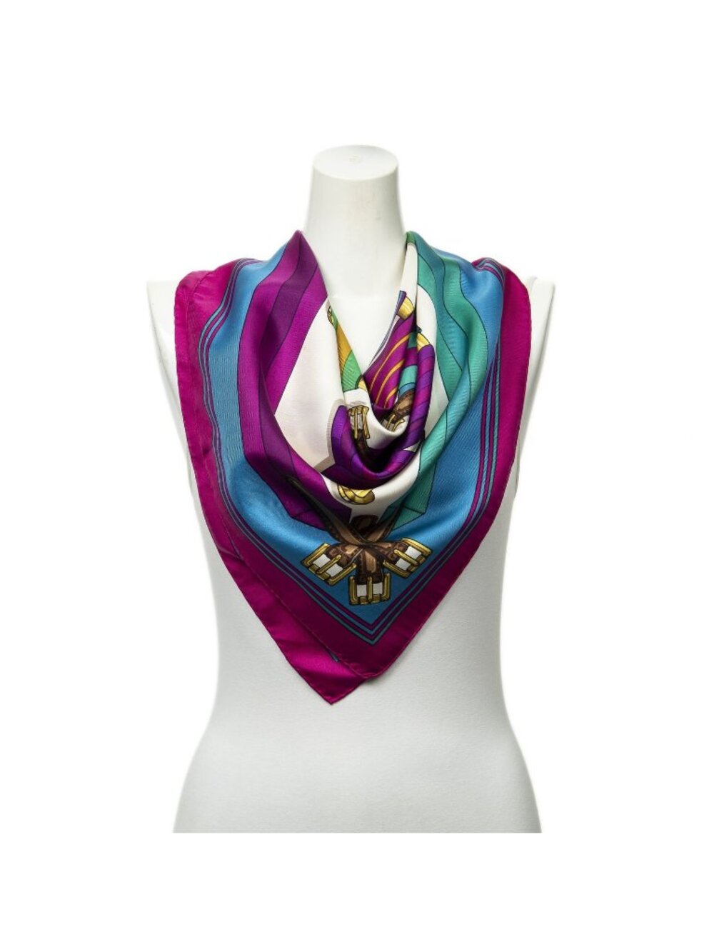 Hermes Scarf Fuchsia Pink